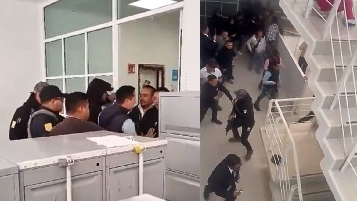 Enfrentamiento entre policías estatales y ministeriales en Ecatepec por detención de uniformados acusados de extorsión