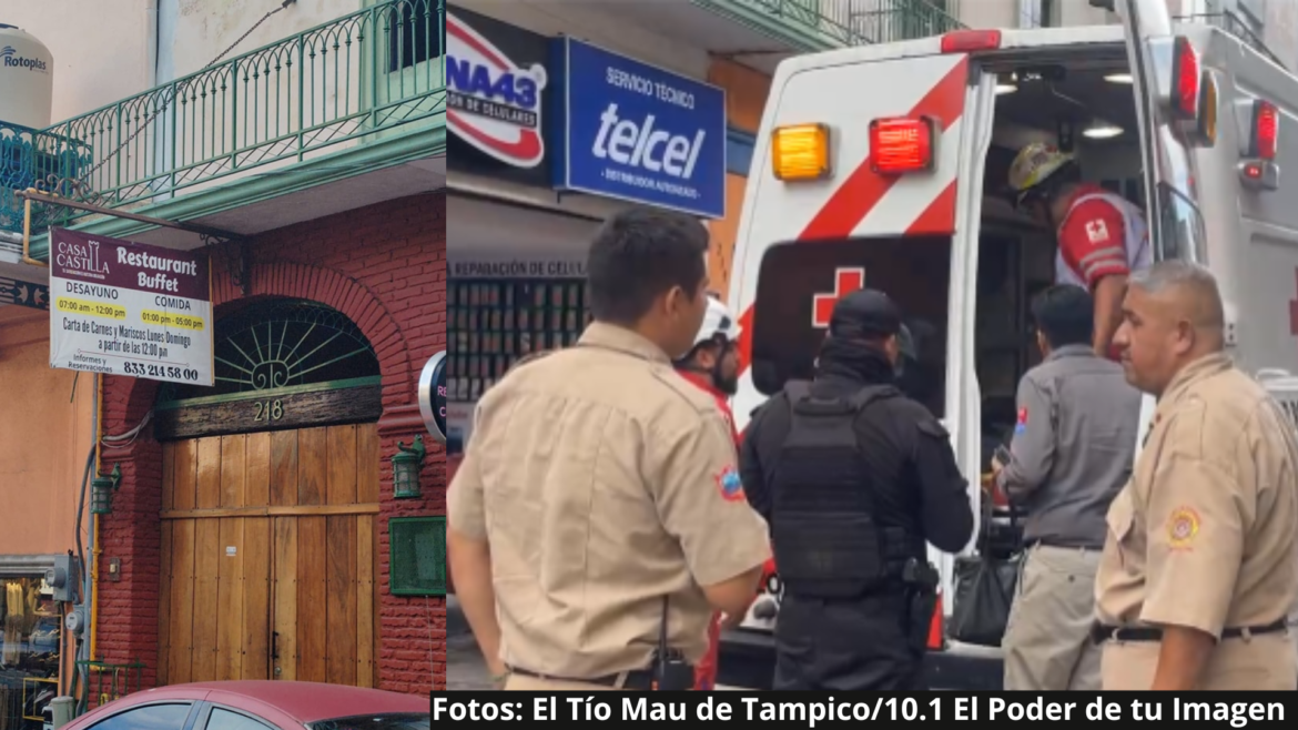 Caída de elevador en restaurante de Tampico deja al menos 3 lesionados, entre ellos dos adultos mayores