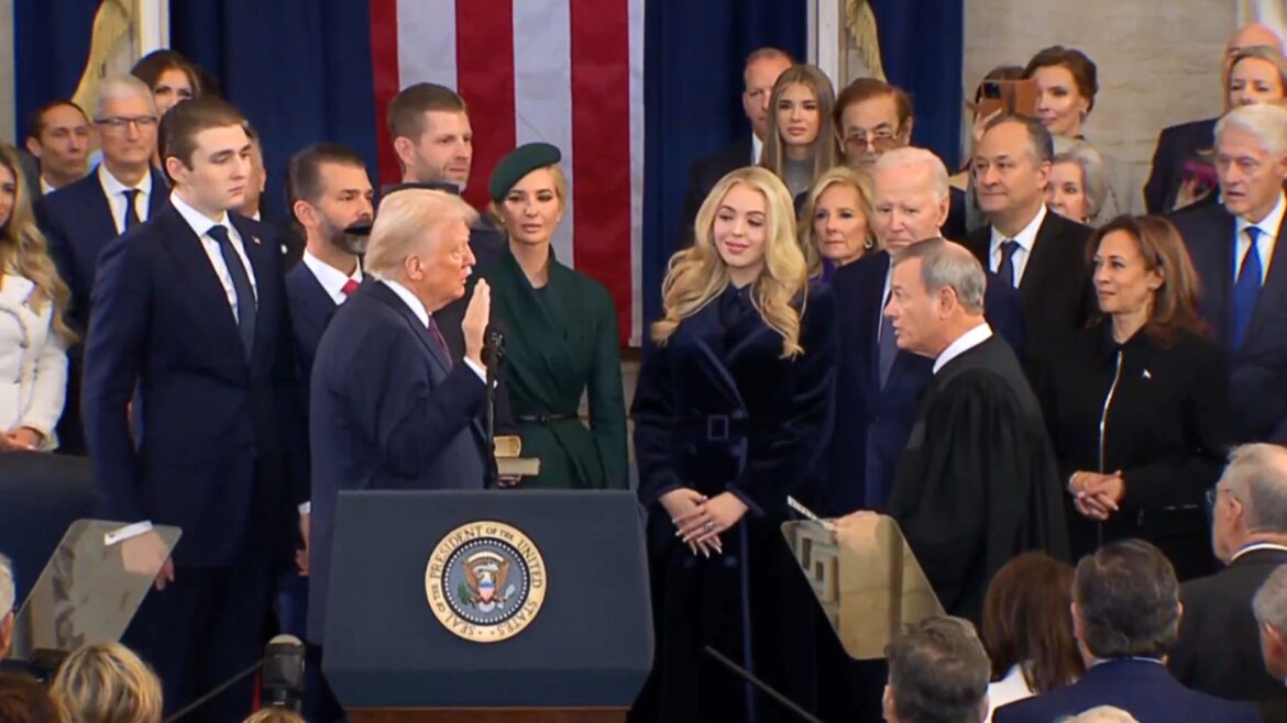 Donald Trump presta juramento en el Capitolio y asume por segunda ocasión la presidencia de EE.UU.