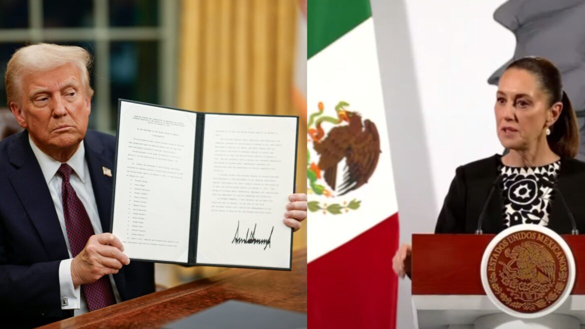 Claudia Sheinbaum reacciona ante los decretos firmados por Donald Trump tras asumir la presidencia de EU