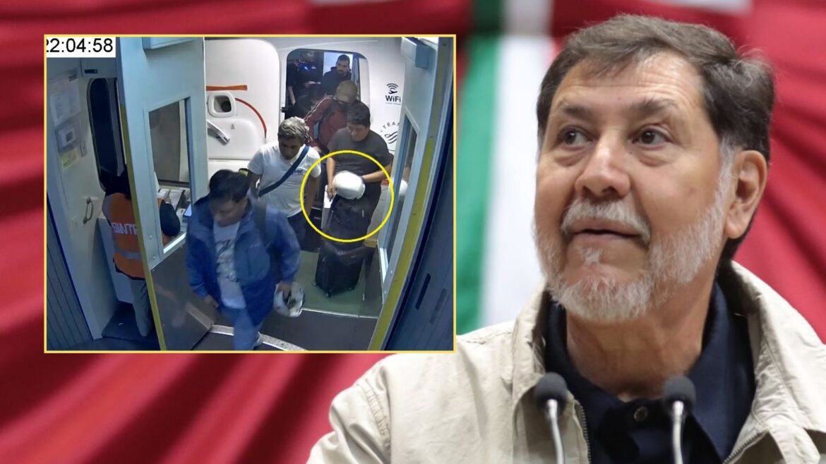 Noroña denuncia el robo de su cartera de carne en vuelo de Aeroméxico