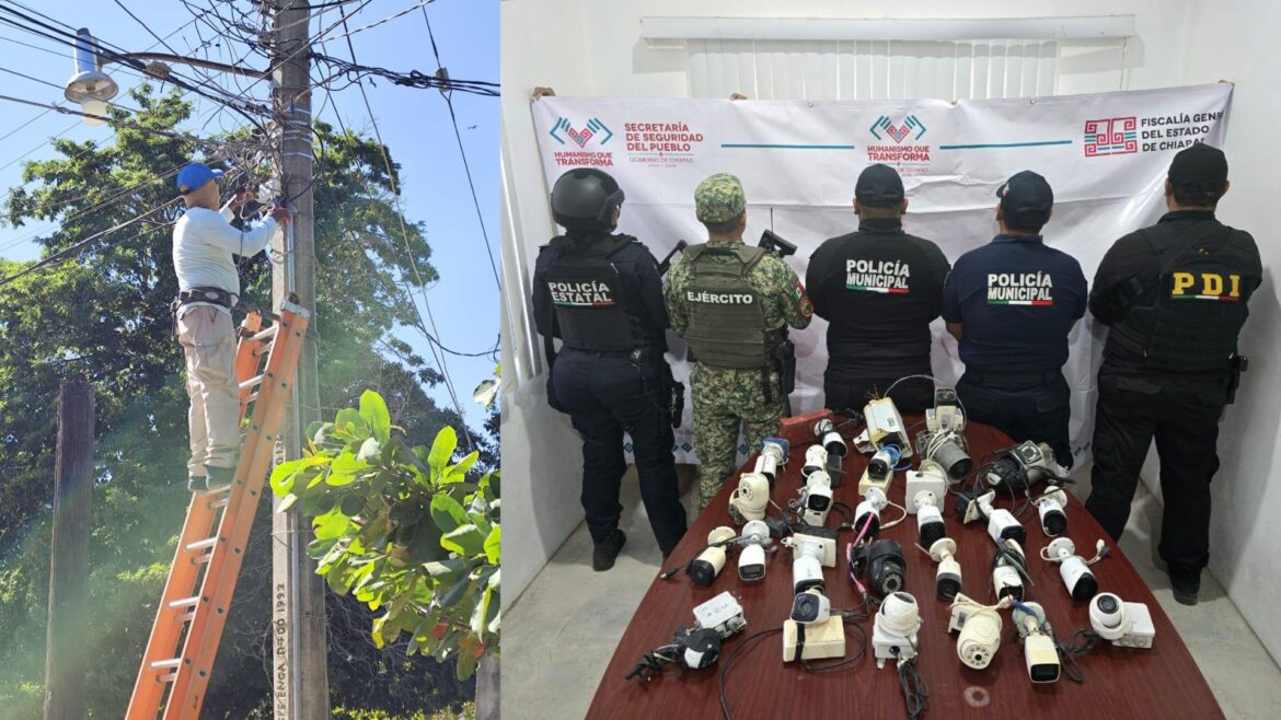 El crimen organizado instala su propio C5: desmantelan red de cámaras de videovigilancia en Tonalá, Chiapas