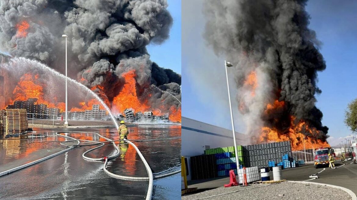 Incendio en fábrica Röchling Automotive México en Guanajuato Puerto Interior es sofocado sin víctimas