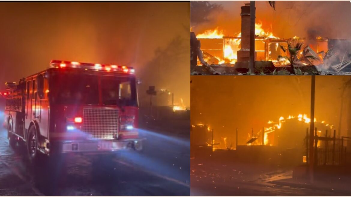 Incendios arrasan Los Ángeles: miles de evacuados, viviendas destruidas y condiciones extremas complican su control