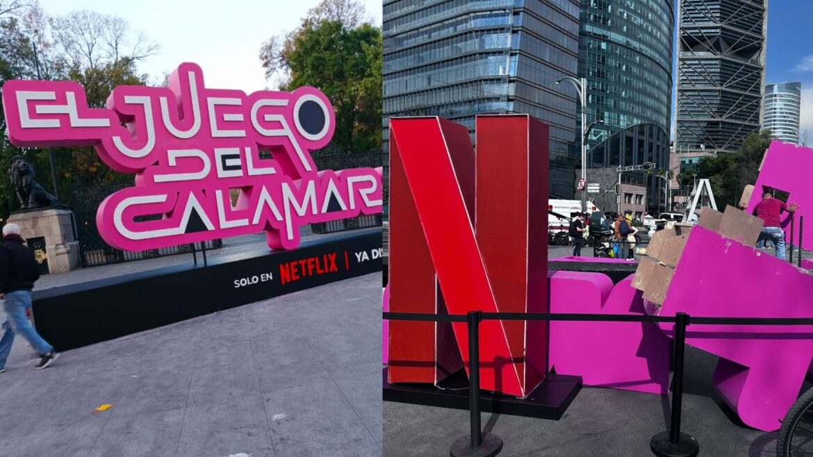 Alejandro Encinas ordena retirar publicidad de El Juego del Calamar 2 en el el Bosque de Chapultepec y multa a Netflix