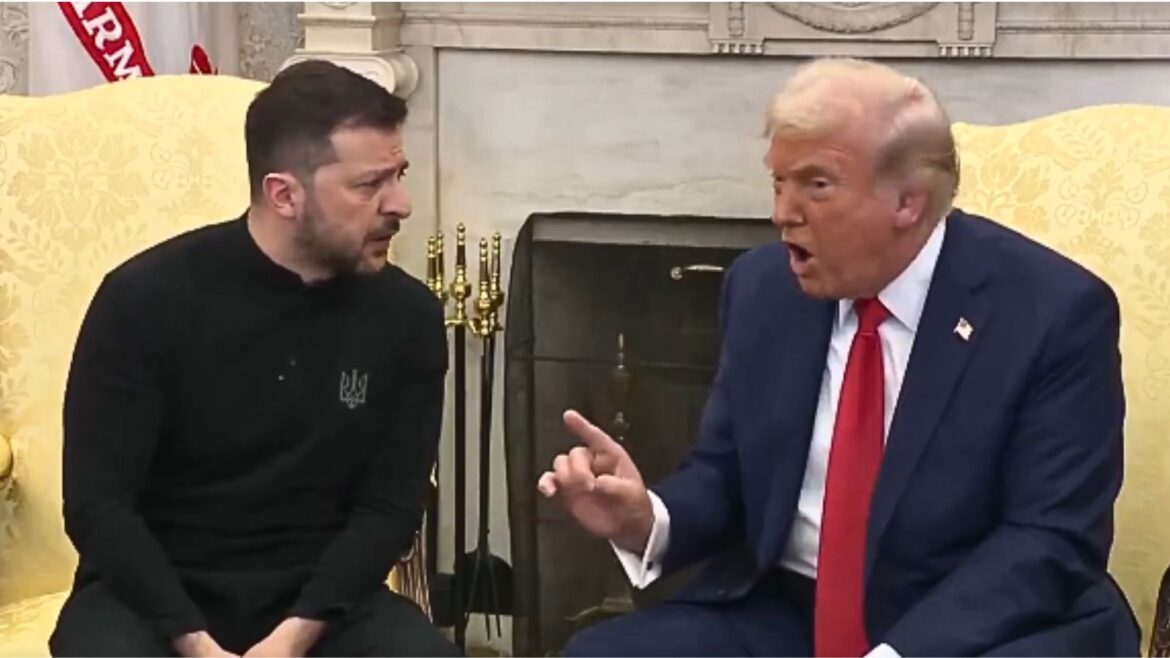 Tensión en la Casa Blanca: Trump llama «irrespetuoso» a Zelensky y cancela firma de acuerdo