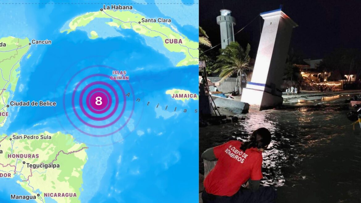 Fuerte sismo de magnitud 7.6 sacude el Caribe y activa alerta por tsunami