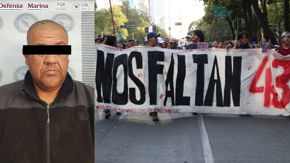 Detienen en CDMX a Martín Alejandro “M”, “Kamala”, uno de los principales implicados en la desaparición de los 43 normalistas de Ayotzinapa