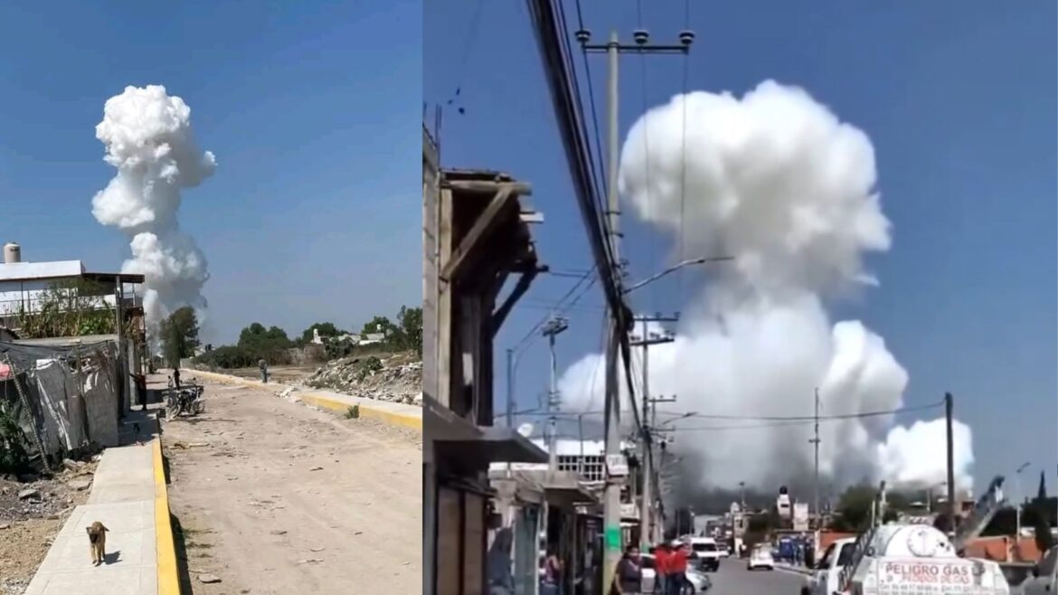 Explosión en La Saucera, Tultepec, deja tres lesionados y afecta dos polvorines