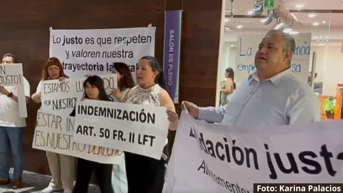 Trabajadores del INAI protestan por incertidumbre laboral y exigencias de indemnización justa