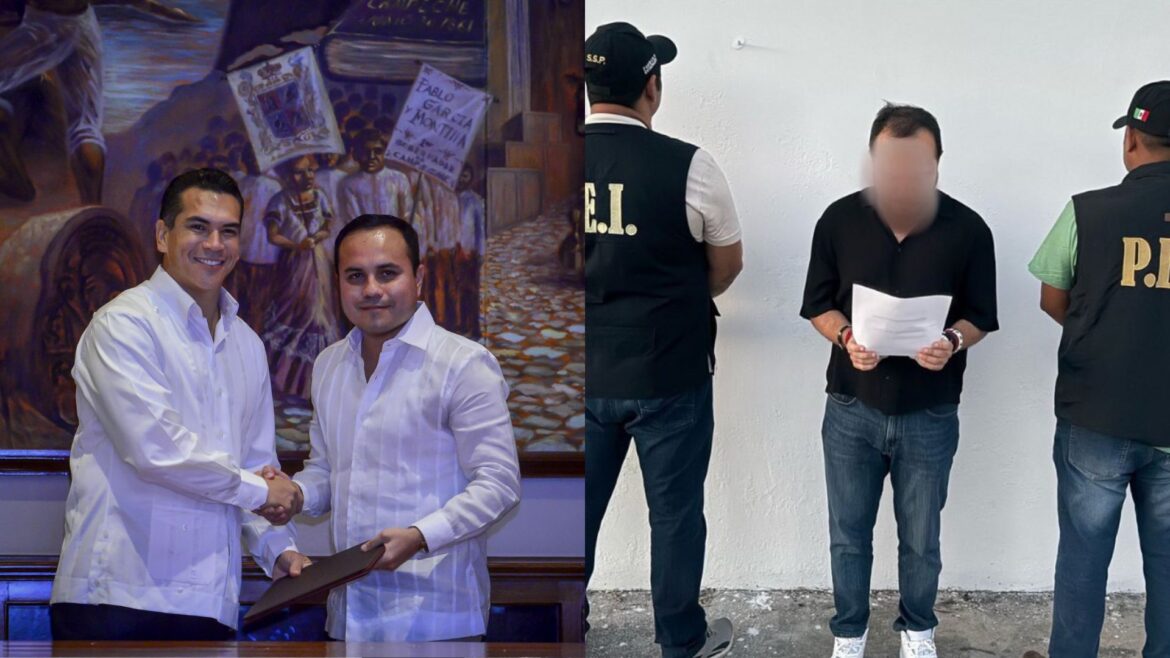 Walter Olivera Valladares, exdirector de Comunicación Social de Campeche, es detenido por peculado y uso indebido de atribuciones
