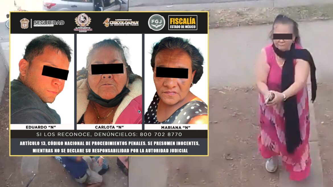 Mujer de la tercera edad es detenida junto a otros 2 por ataque armado en Chalco que dejó un muerto