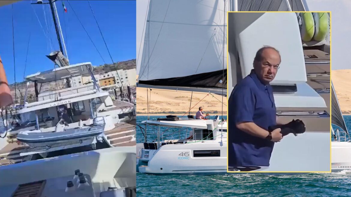 Felipe Calderón es captado en yate de lujo durante Semana Santa