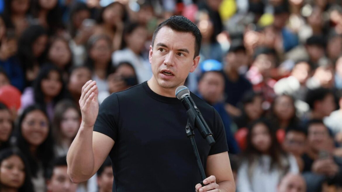 Daniel Noboa es reelegido presidente de Ecuador