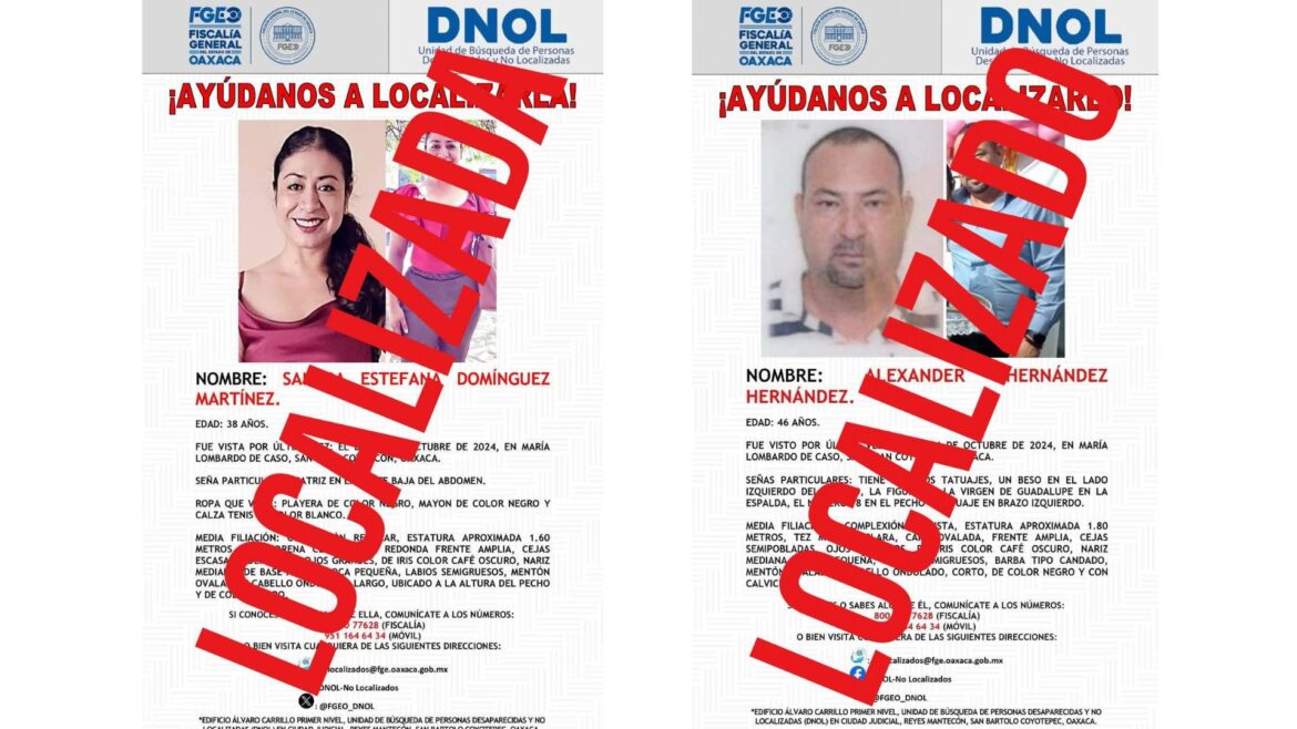 La activista Sandra Domínguez y su esposo Alexander Hernández en Veracruz son localizados sin vida