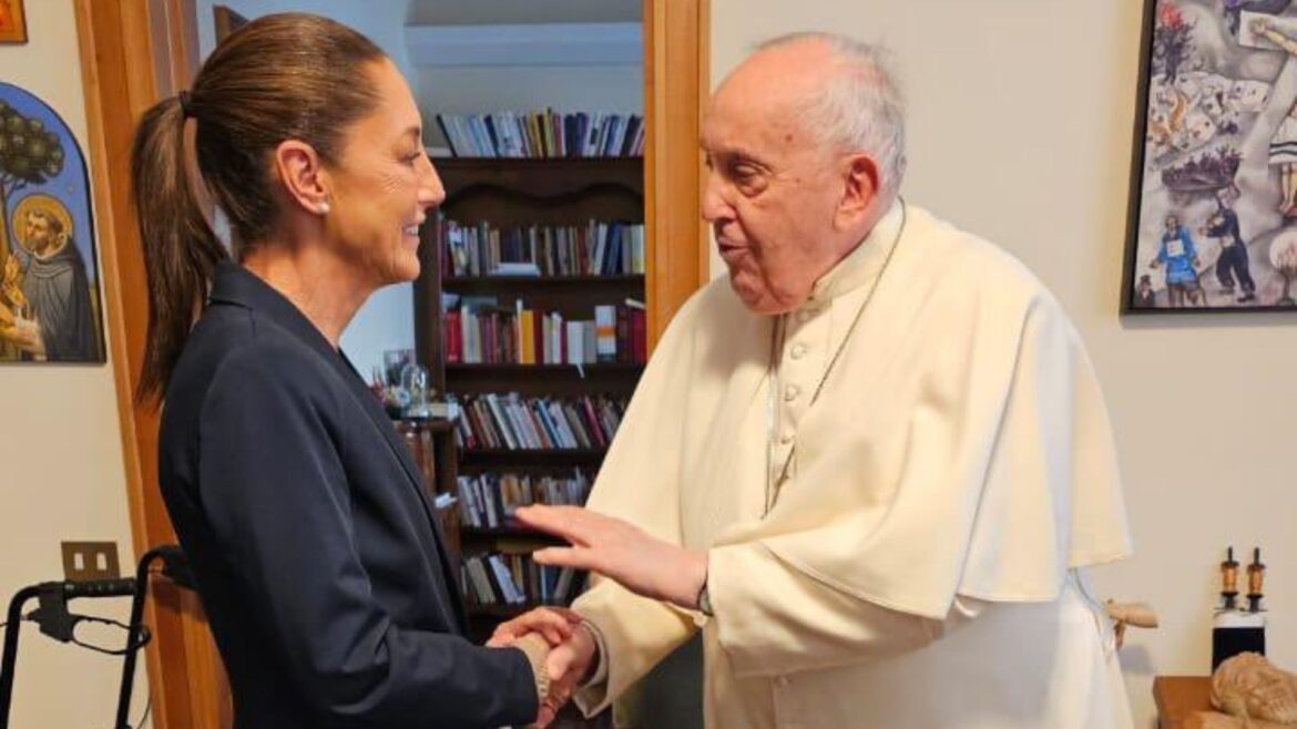 Claudia Sheinbaum lamenta la muerte del Papa Francisco: “Un humanista que estuvo cerca siempre del más humilde”