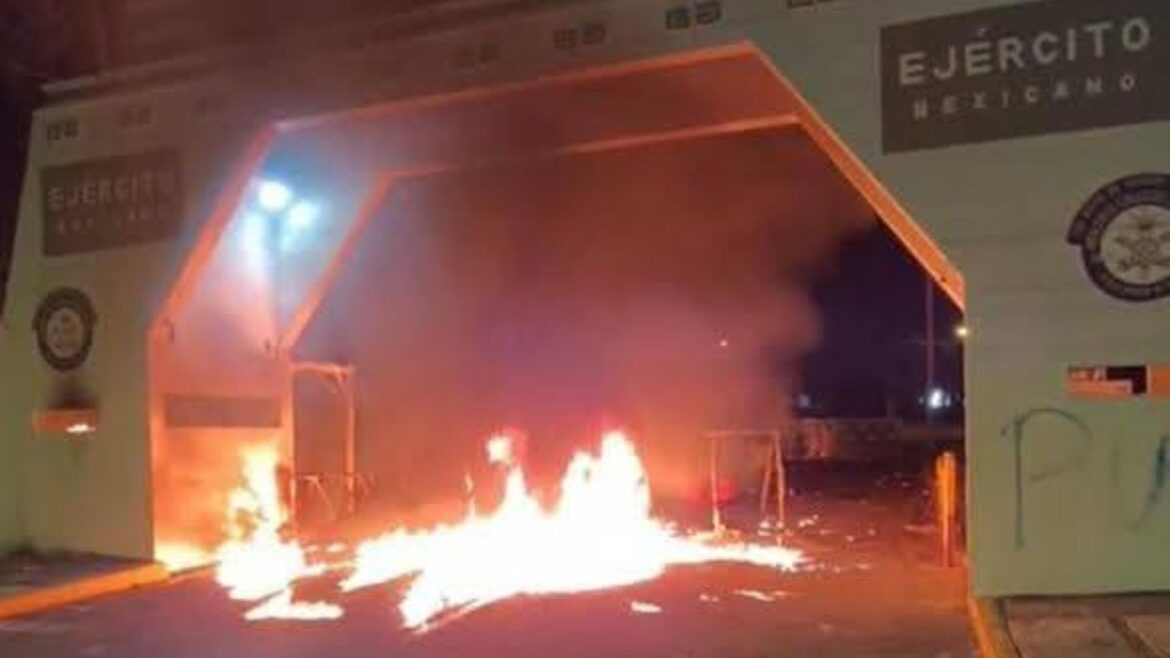 Protesta en Cozumel: atacan guarnición militar tras denuncia de violación de una joven por un soldado