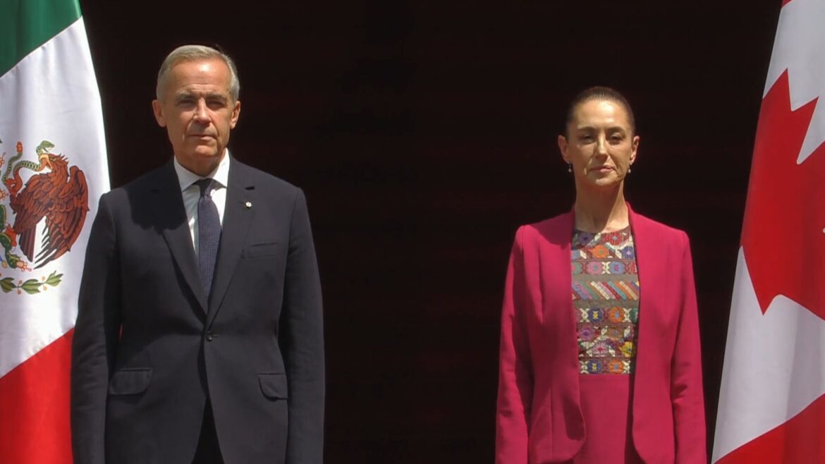 El primer ministro de Canadá llega a México para reforzar relaciones bilaterales con Claudia Sheinbaum