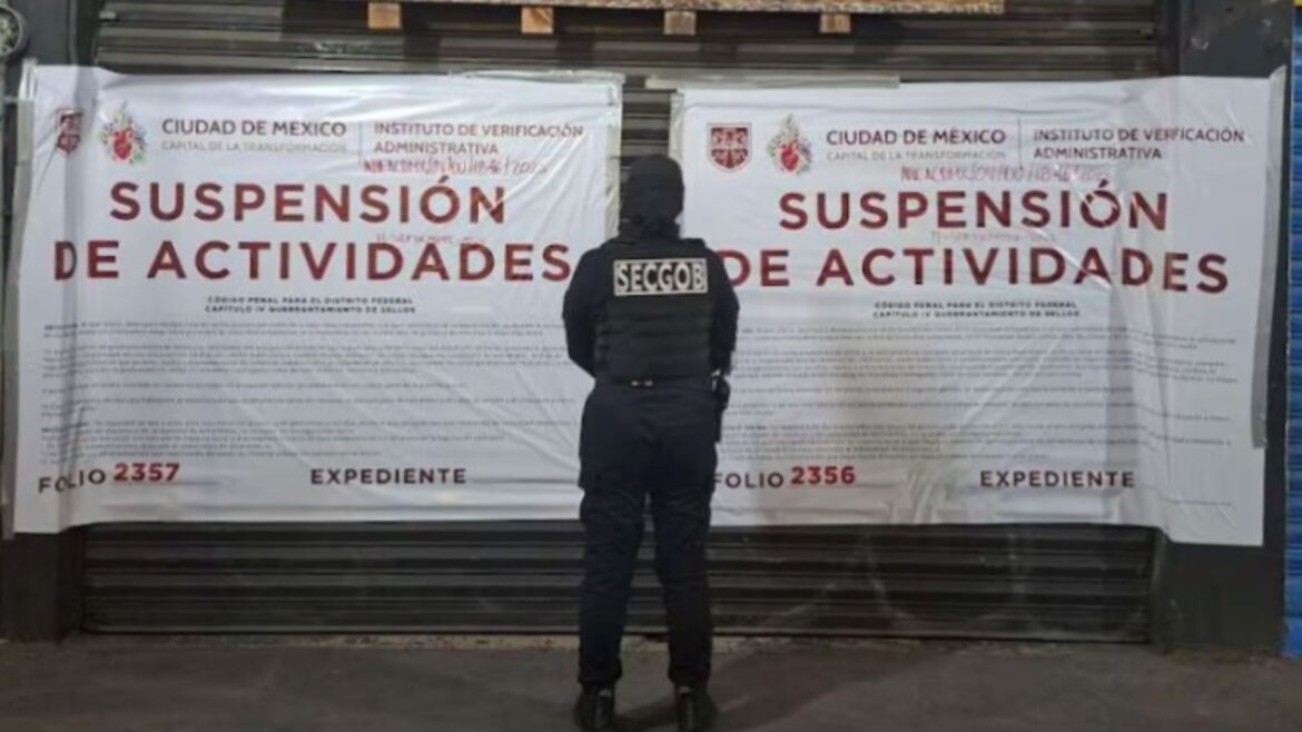 Operativos nocturnos en CDMX: 18 verificaciones, 2 suspensiones y 8 clausuras en siete alcaldías