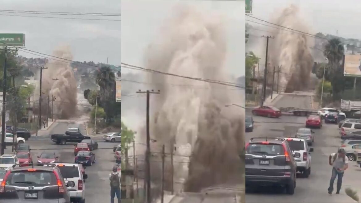 Megafuga en acueducto deja más de 600 colonias de Tijuana y Rosarito afectadas
