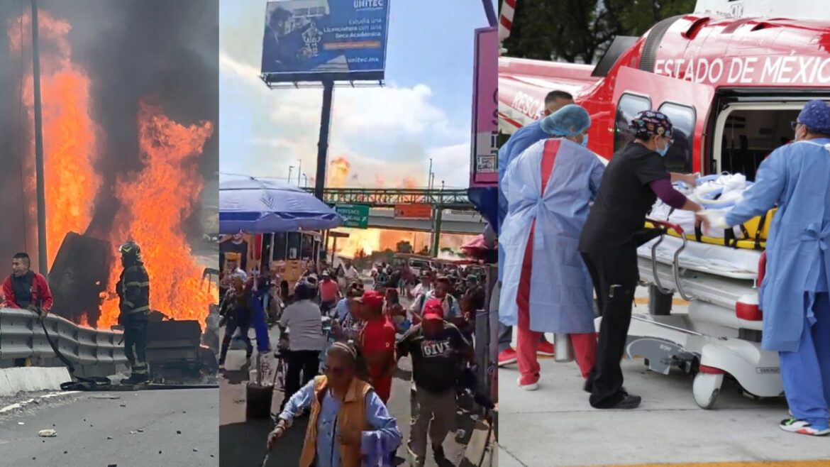 Explosión de pipa en Iztapalapa deja tres muertos, 70 heridos y escenas de terror