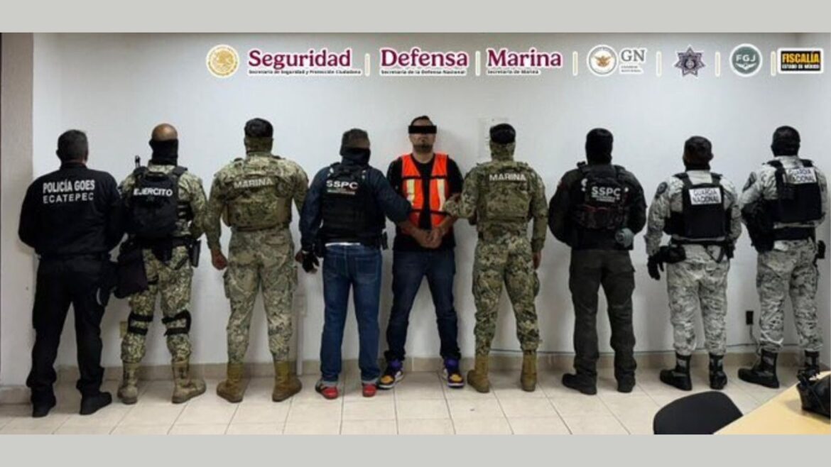 Autoridades detienen a líder criminal y aseguran 72 inmuebles en operativo interinstitucional en Edomex
