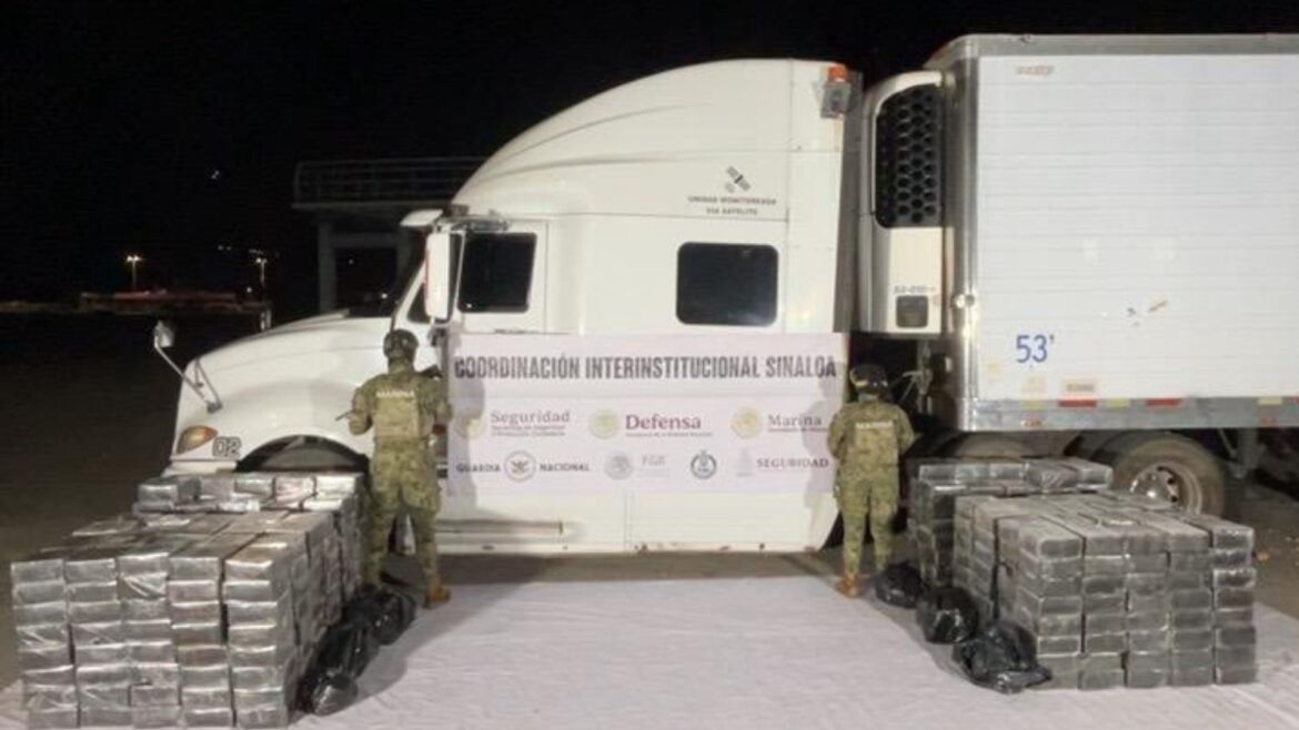 Autoridades aseguran 1.5 toneladas de metanfetamina en Mazatlán; golpean a la delincuencia organizada con 426 millones de pesos