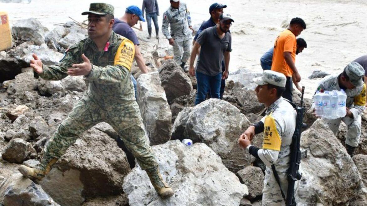 Sedena despliega a más de 9 mil soldados en cinco estados por afectaciones causadas por lluvias