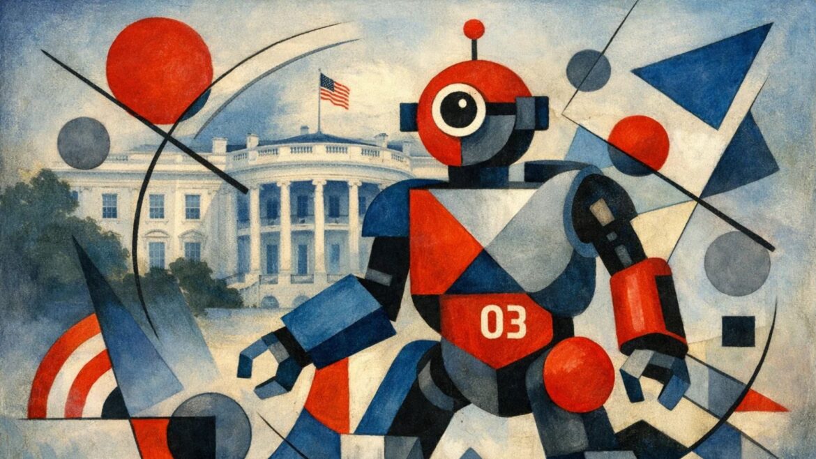 Un robot entra a la Casa Blanca mientras la IA mueve su centro hacia la robótica