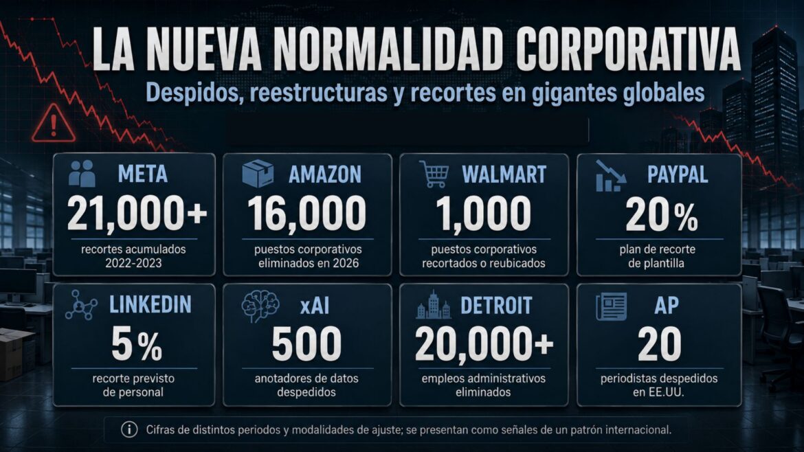 Nueva normalidad corporativa: los despidos masivos se extienden por el mundo