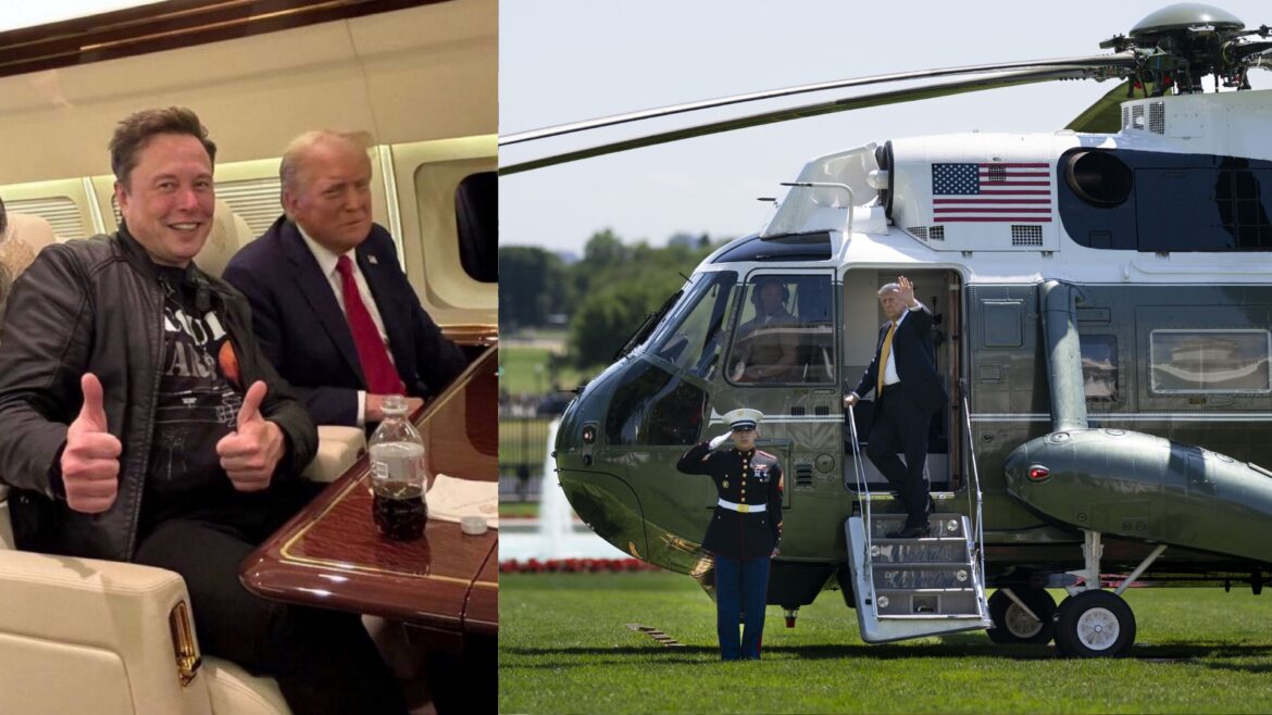 Trump viaja a China con Musk, Tim Cook y Jensen Huang: el Air Force One se volvió club de magnates