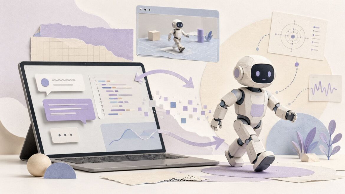 El vibe coding sale de la pantalla: ahora también quiere programar robots humanoides