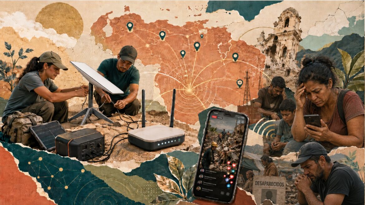 Lives bajo los escombros: Starlink y TikTok abren una vía para buscar sobrevivientes en Venezuela