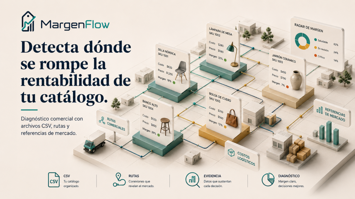 MargenFlow: una beta para detectar fugas de margen y oportunidades ocultas en catálogos de productos