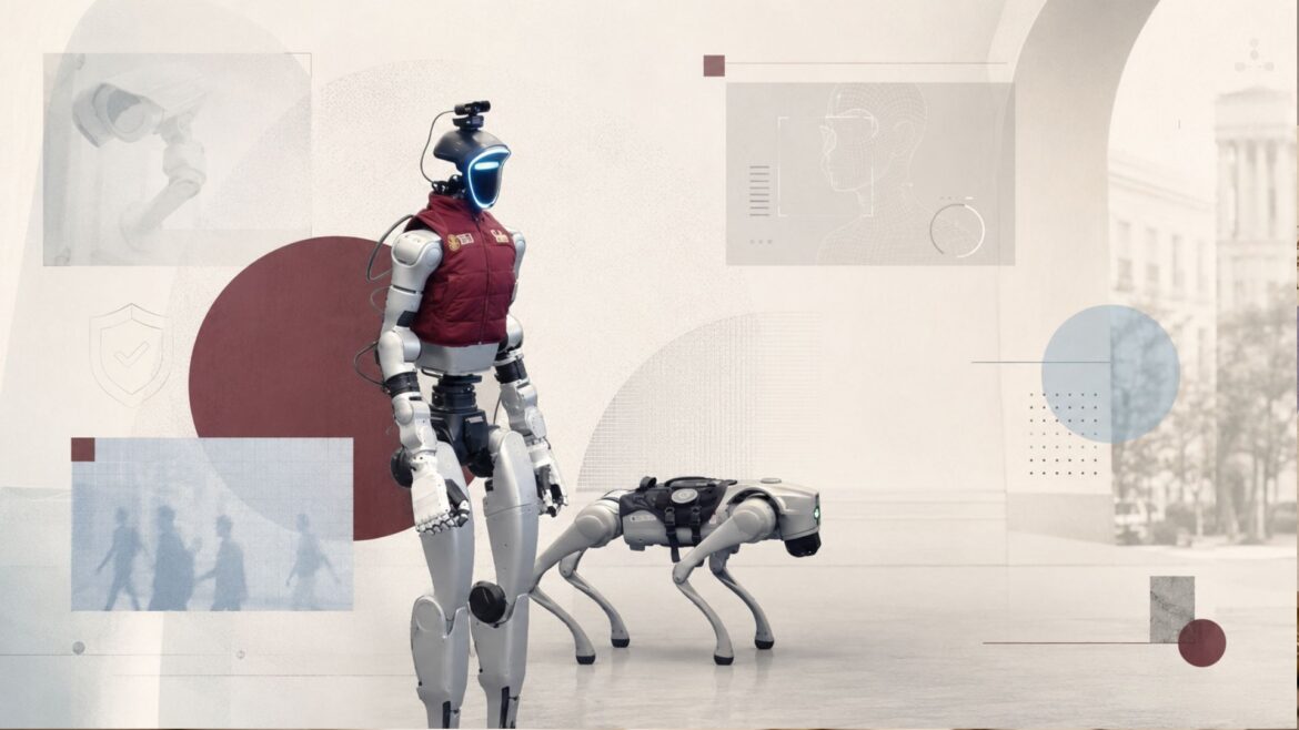 Edomex integra un humanoide y un perro robot al C5 para tareas de vigilancia