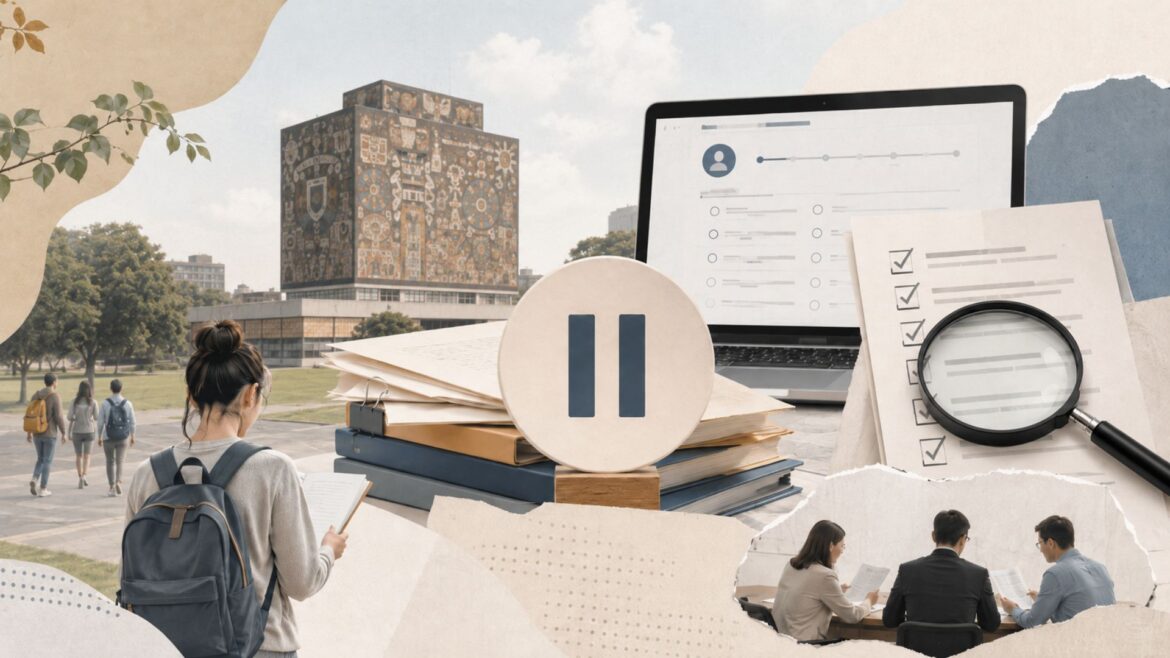 UNAM suspende provisionalmente las inscripciones de nuevo ingreso mientras revisa el examen de 2026