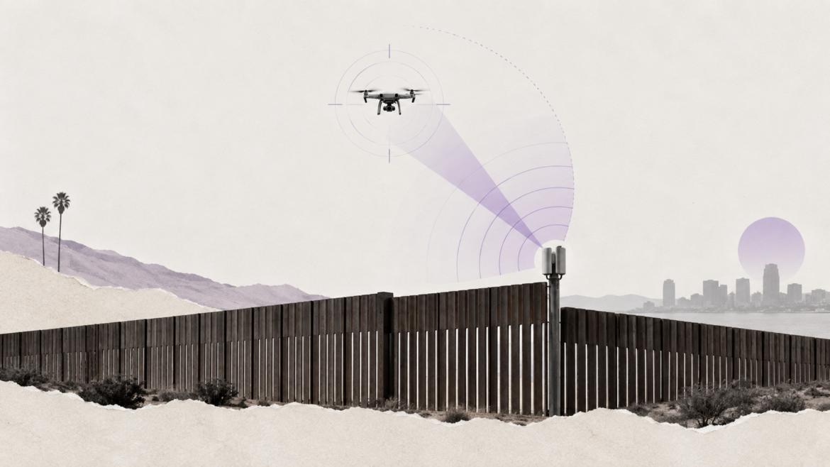 México y EU levantan una frontera antidrones entre Tijuana y San Diego