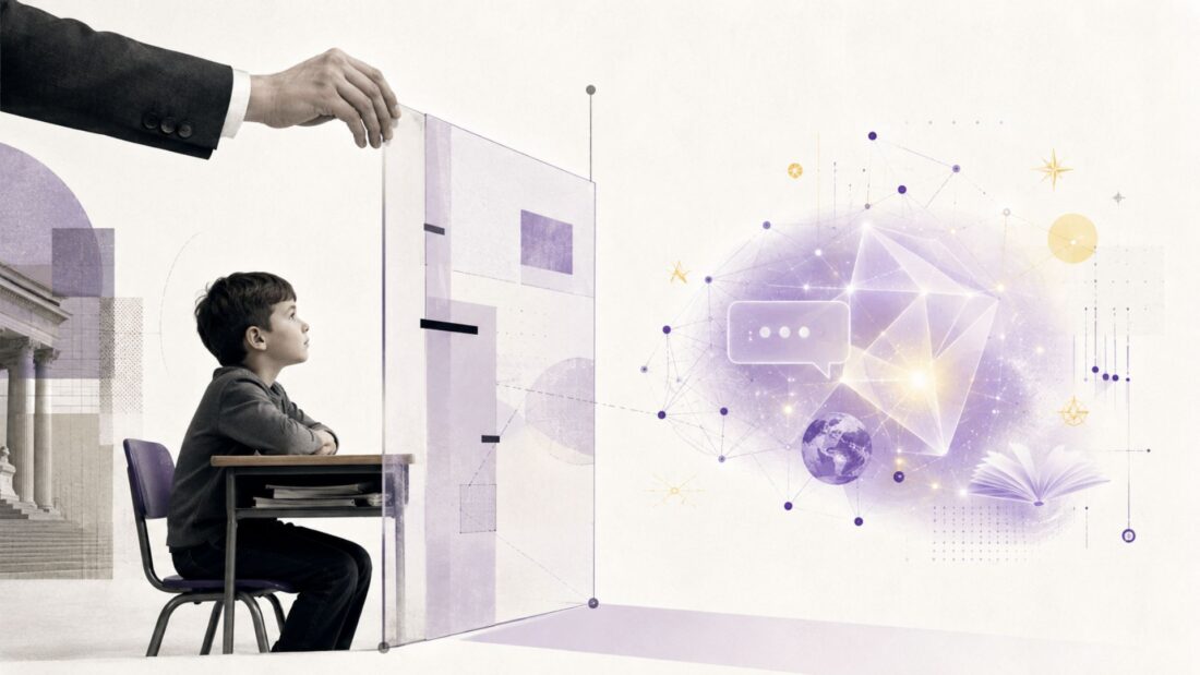 ¿Estamos protegiendo a los niños de la inteligencia artificial o protegiendo el poder de los adultos frente a una generación capaz de crecer utilizándola?