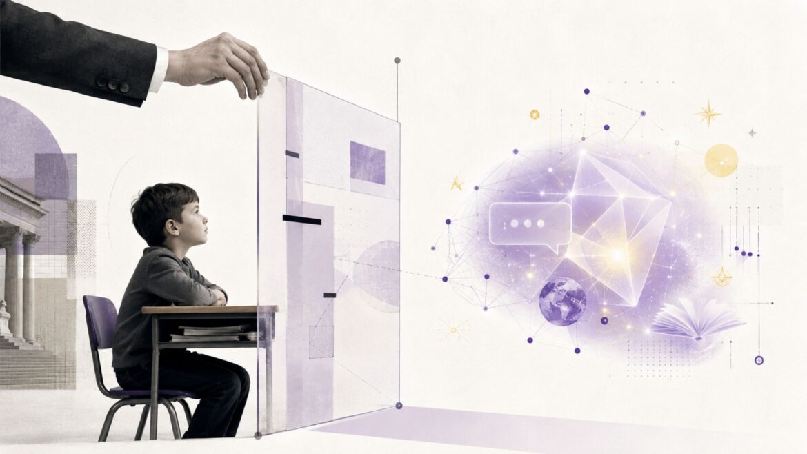 ¿Estamos protegiendo a los niños de la inteligencia artificial o protegiendo el poder de los adultos frente a una generación capaz de crecer utilizándola?
