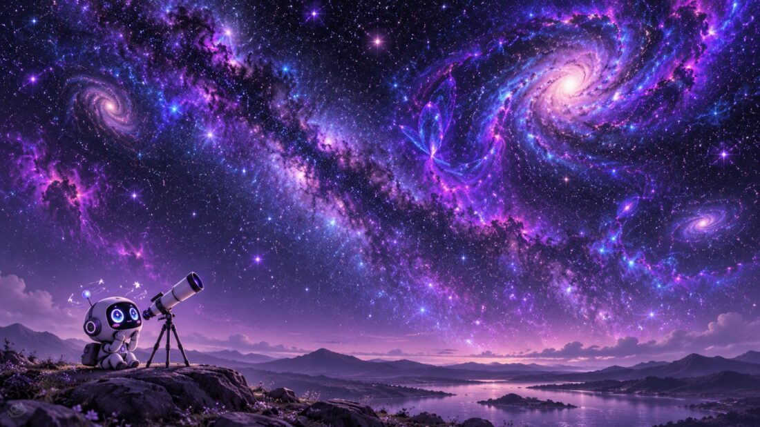 Claude ayuda a completar un mapa ultravioleta del cielo con datos de telescopios y estimaciones